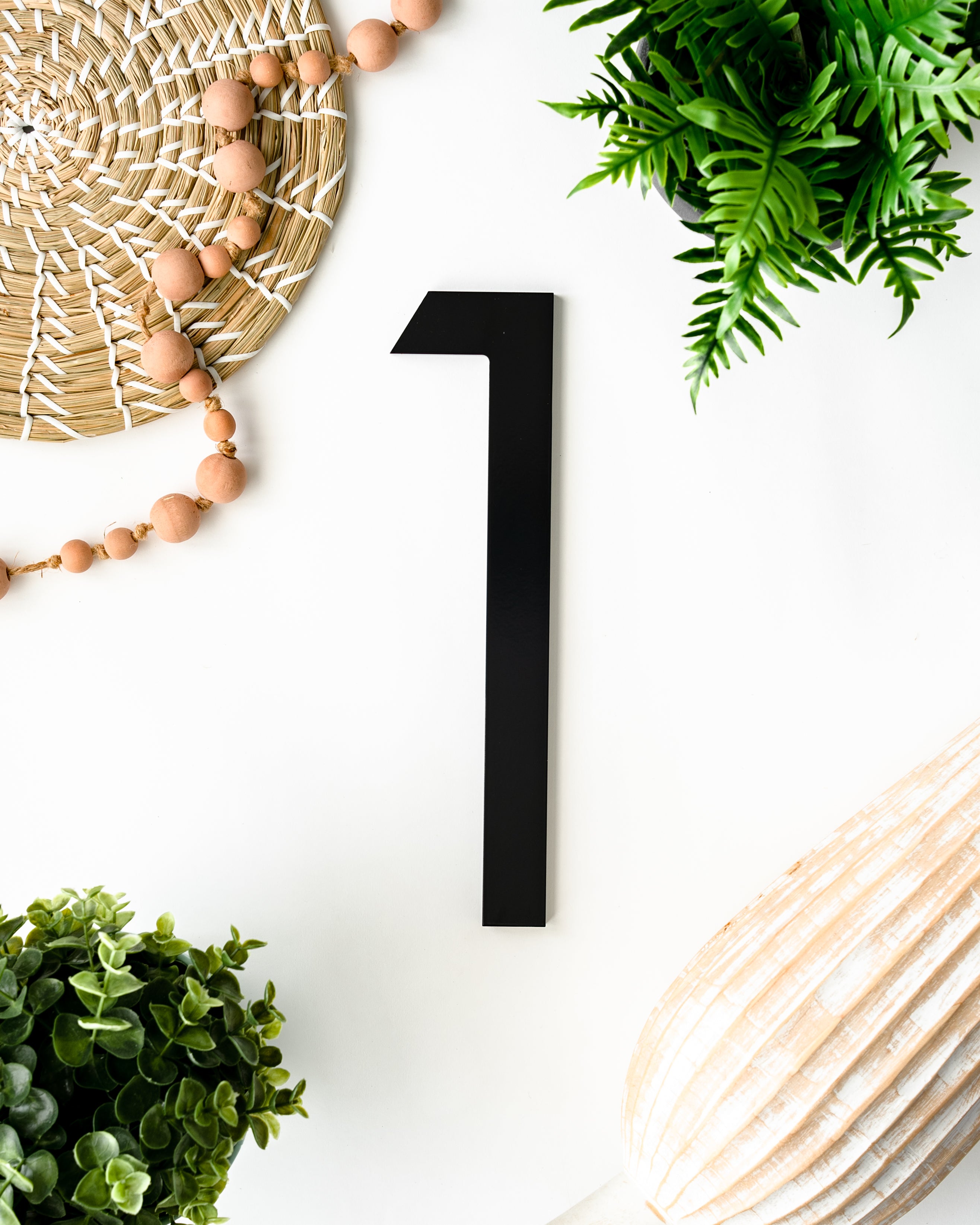 Modern Aluminum House Numbers #1