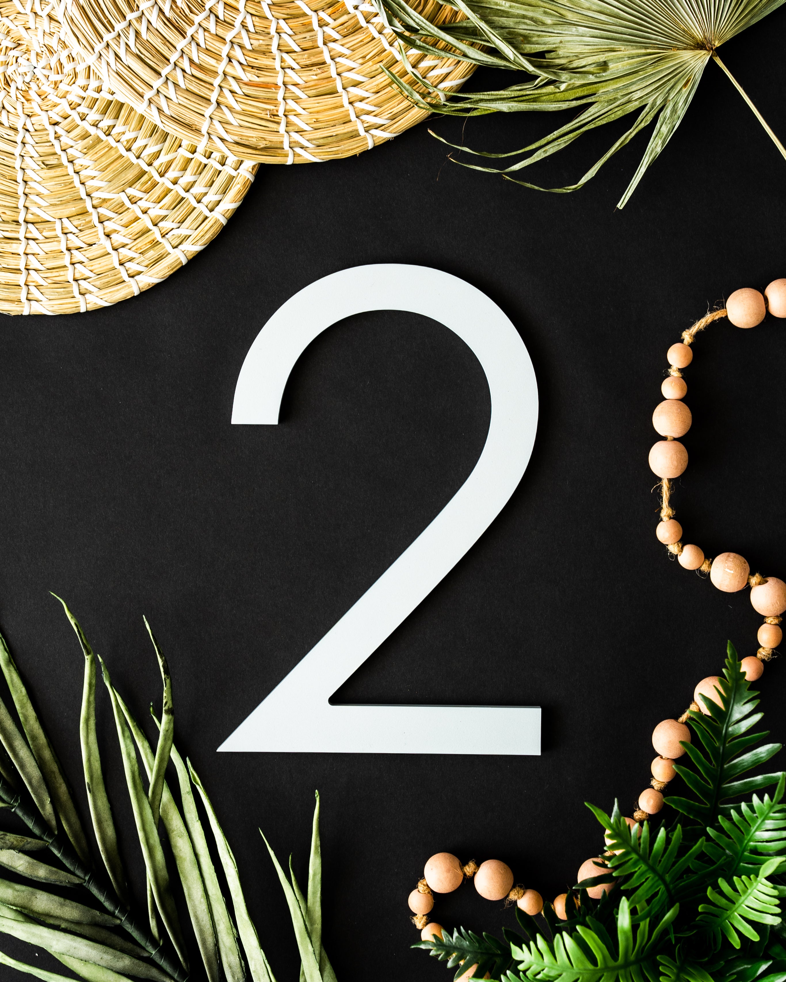 Modern Aluminum House Numbers #2