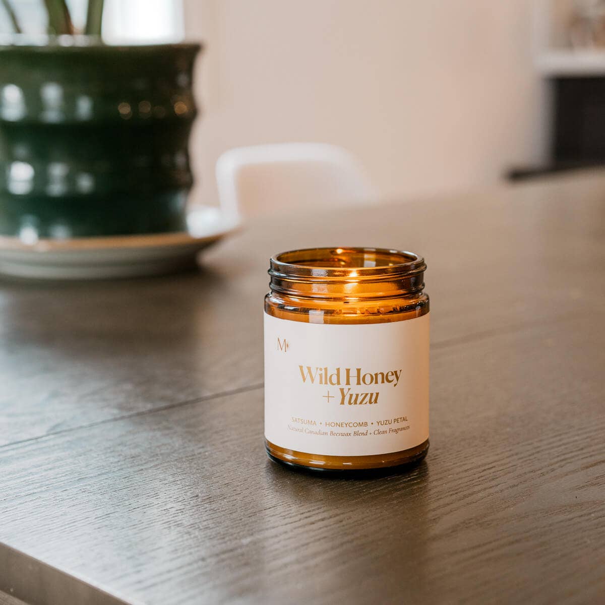 Wild Honey + Yuzu | Canadian Beeswax Candle