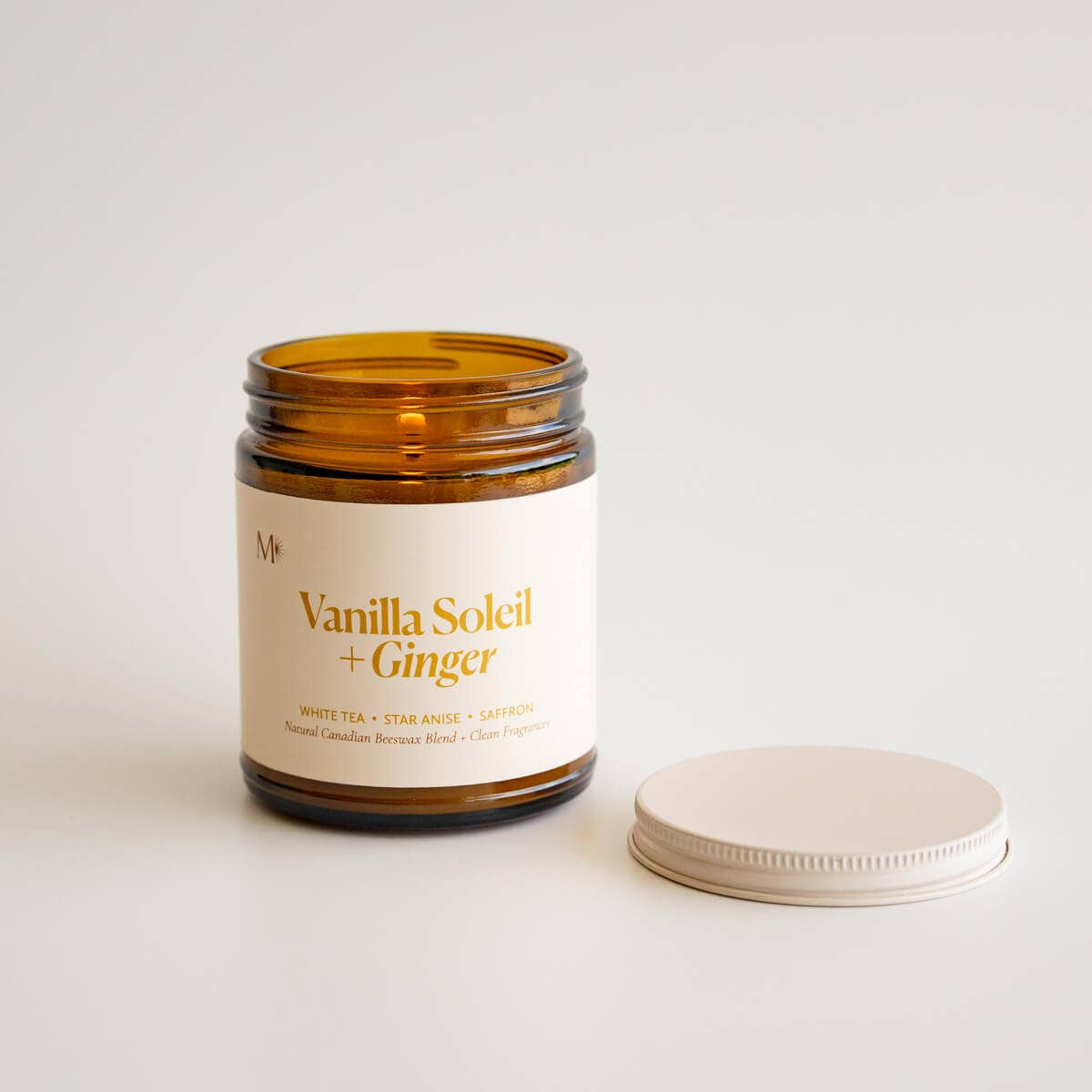 Vanilla Soleil + Ginger | Canadian Beeswax Candle