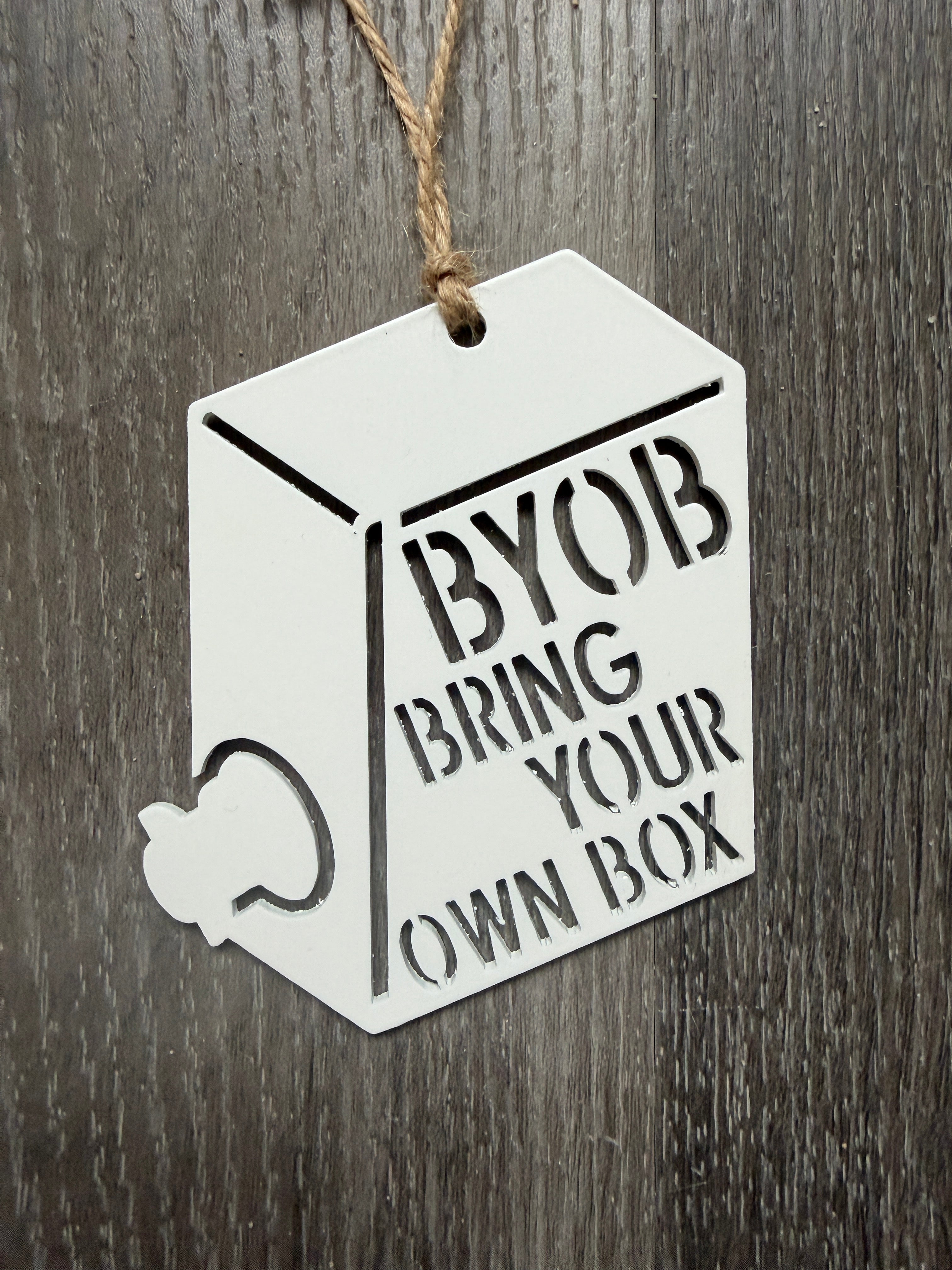 BYOB Bring your own Box ornament - IRONIK OG