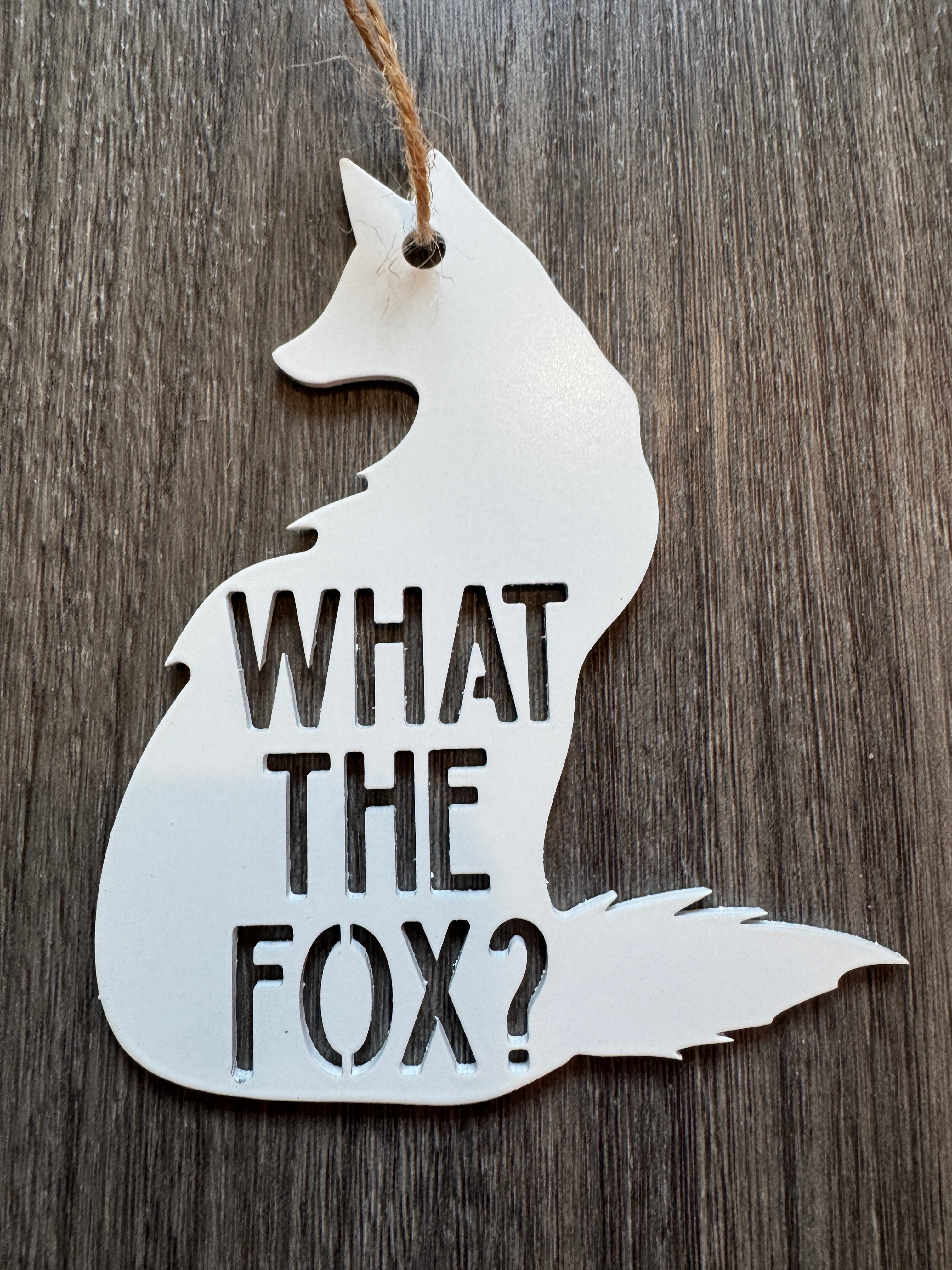 What the Fox Canadiana Ornament