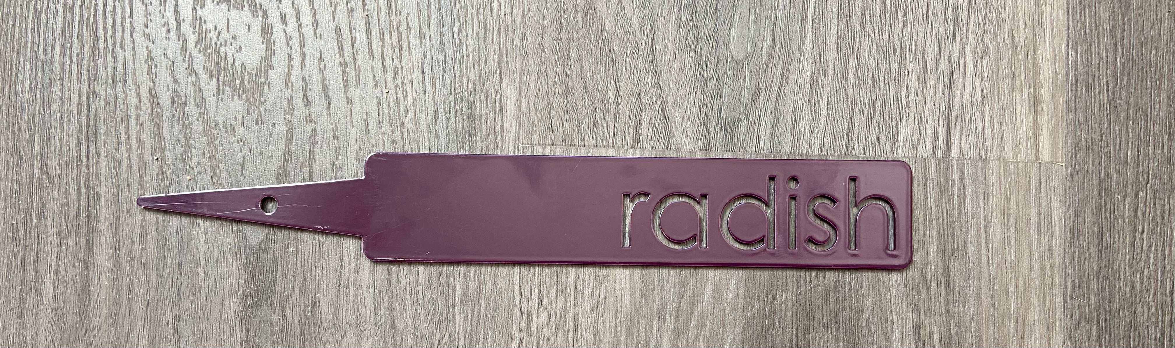 Radish Veggie Marker