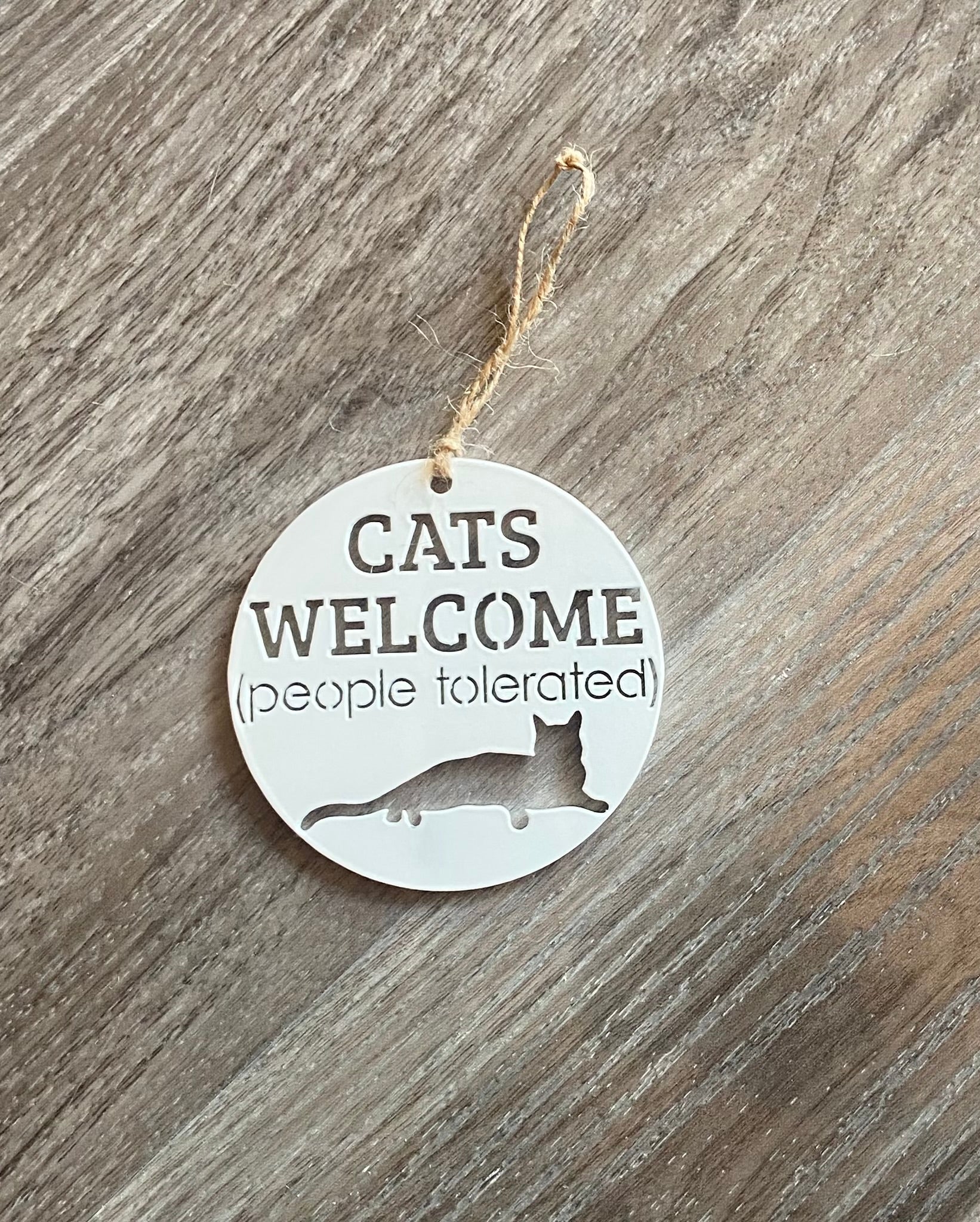 Cats Welcome Ornament - IRONIK OG