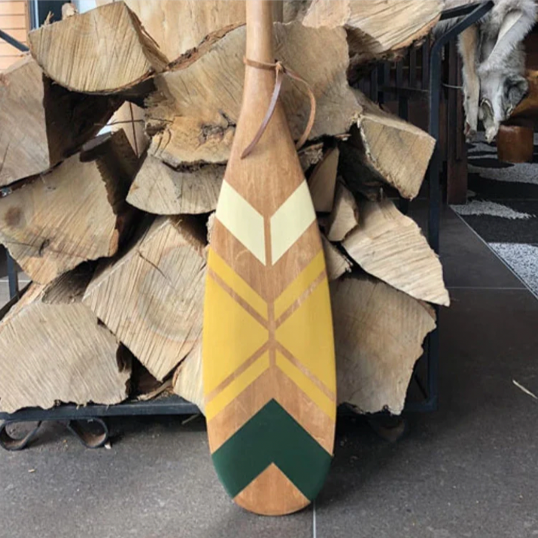 Hand Painted Artisan Paddle - The Water Lily