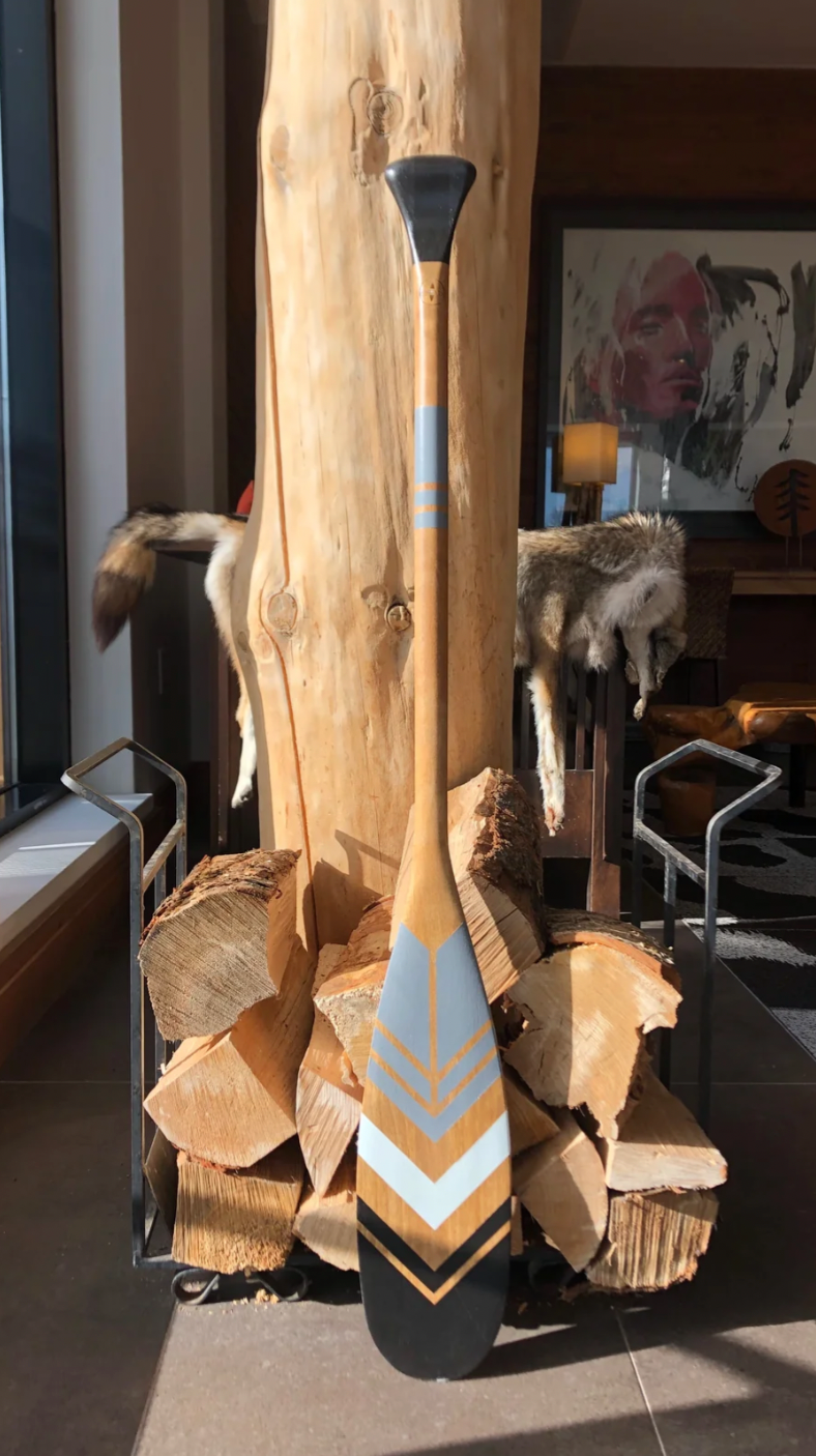 Hand Painted Artisan Paddle - The Aborgine