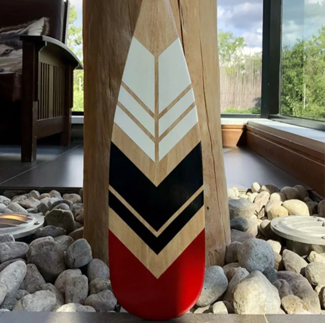 Hand Painted Artisan Paddle - 56" The Traditional