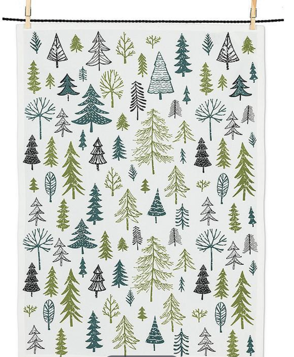 Allover Trees Kitchen Towel