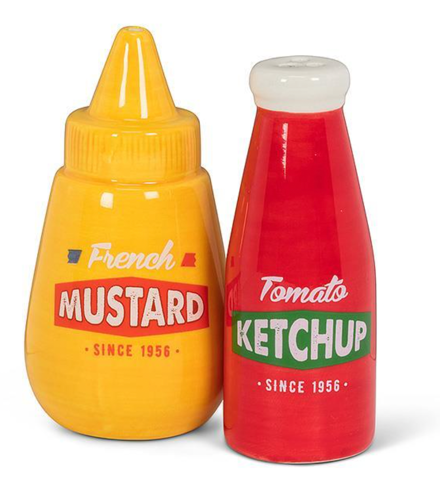 Ketchup & Mustard Salt & Pepper