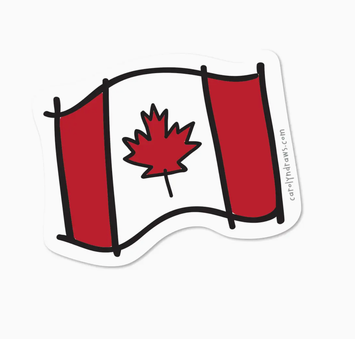 Canada Flag Vinyl Sticker
