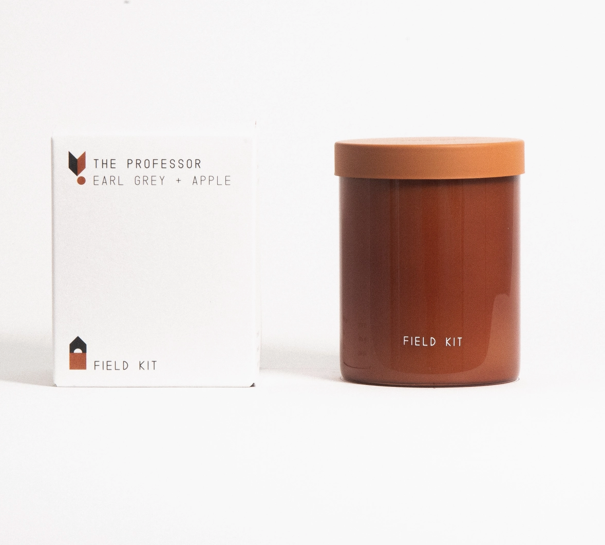 The Professor Glass Candle - Earl Grey + Apple