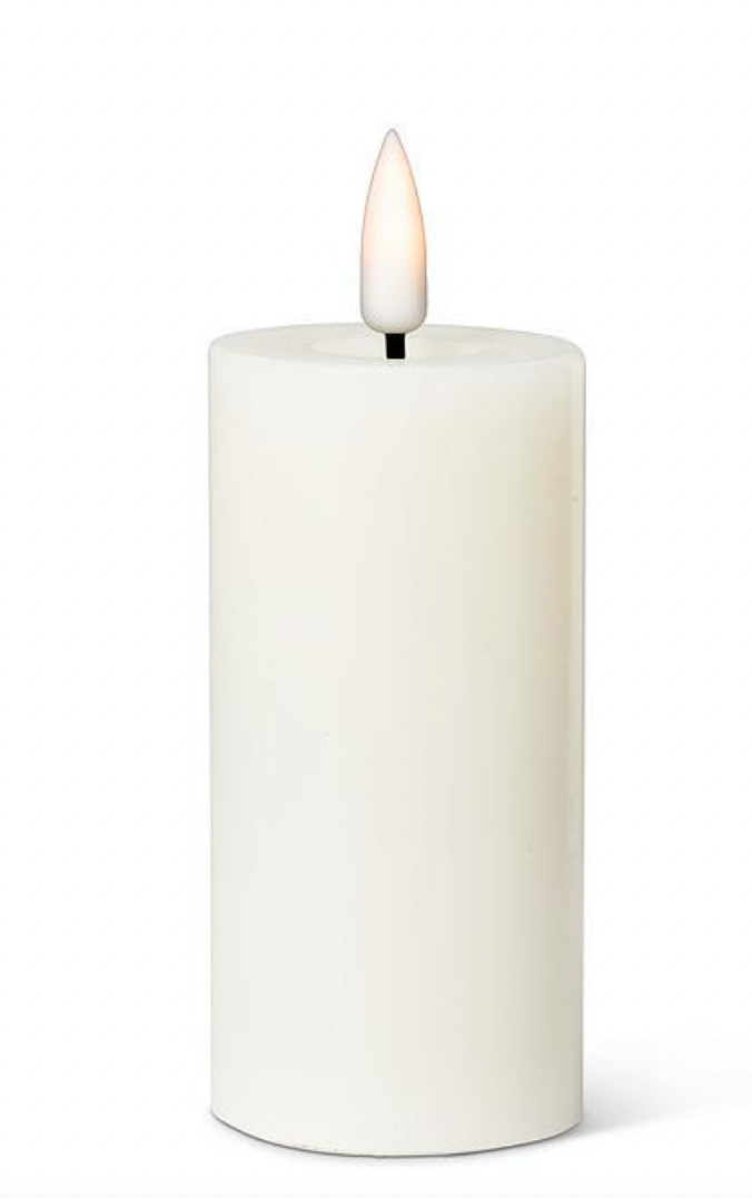 Luxlite Flameless Candles - LED Pillar Candle
