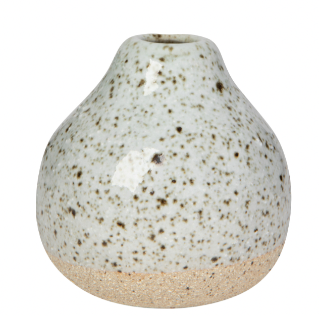Fleck Ceramic Bud Vase