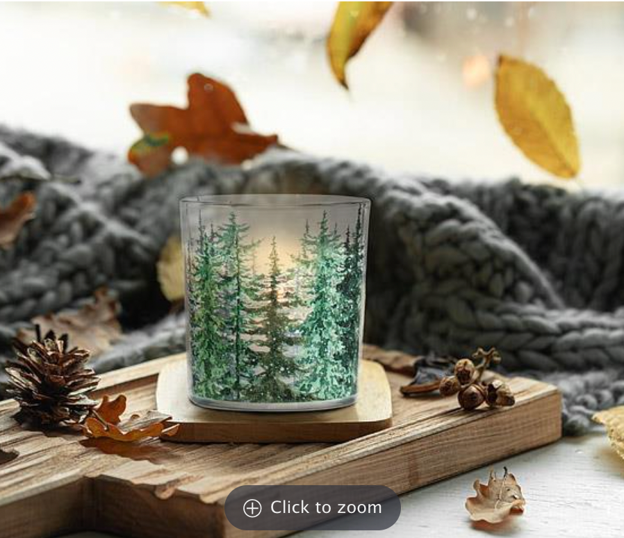 Pine Trees Votive