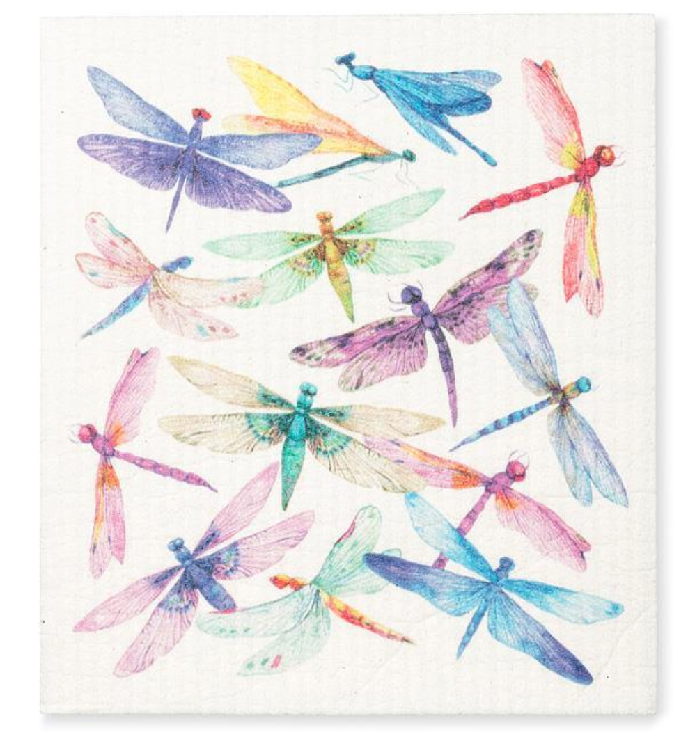 Dragonfly Swedish dishcloth