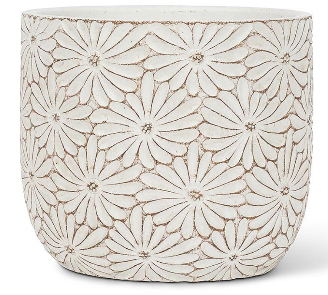 Large Round Daisy Planter