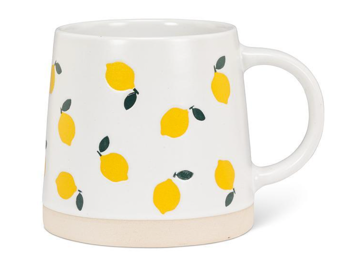 Wide Base Mug w/Lemons
