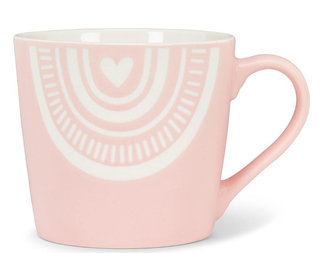 Boho Arch w/Heart Mug-Pnk