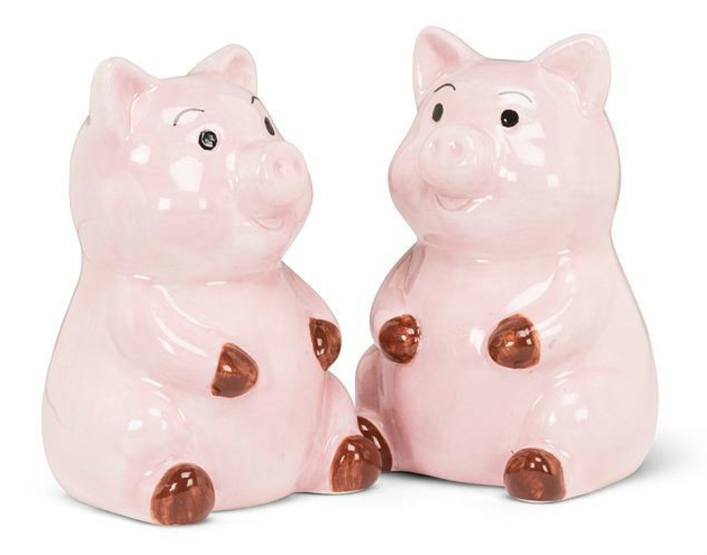 Piggy Salt & Pepper Shakers