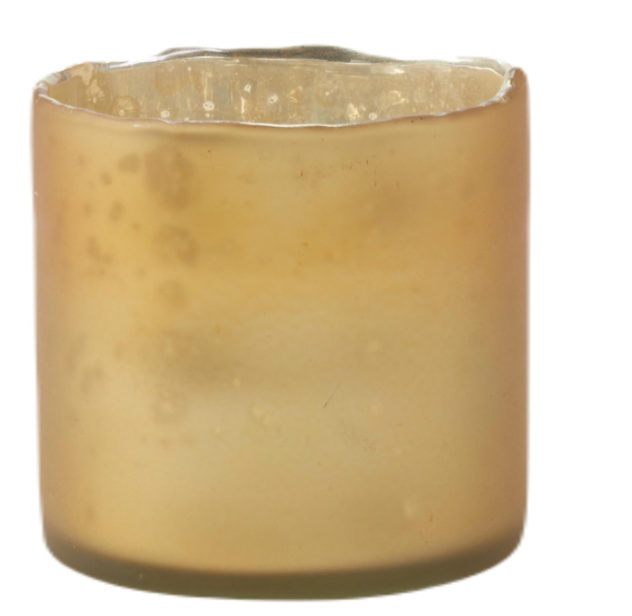 Gold Glass Votive Holder