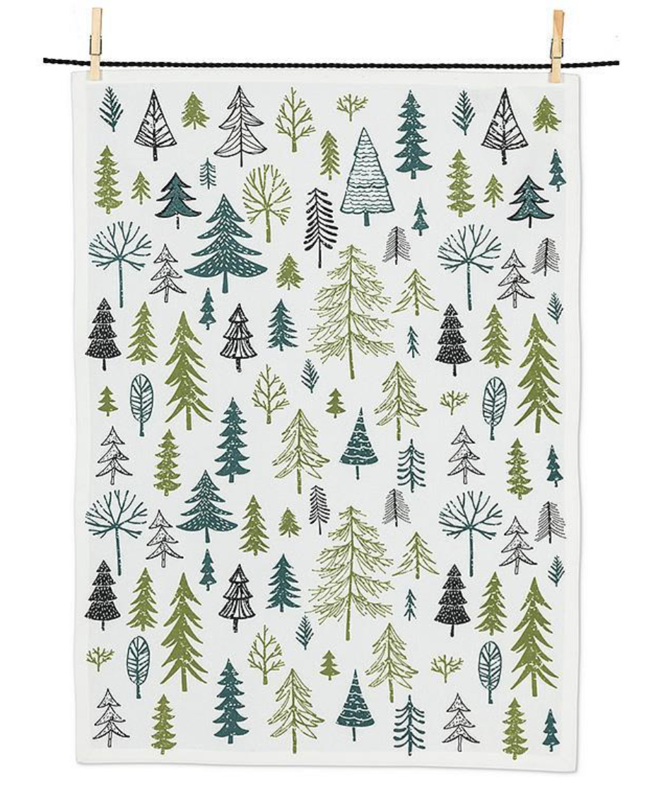 Allover Trees Kitchen Towel