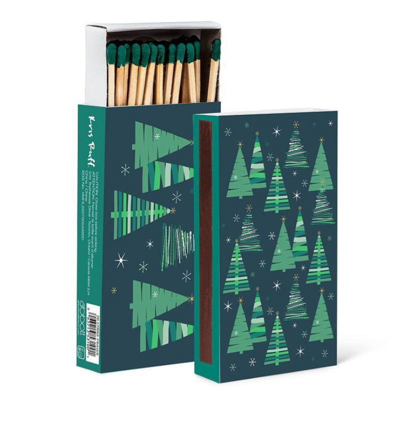 Retro Graphic Tree Matches