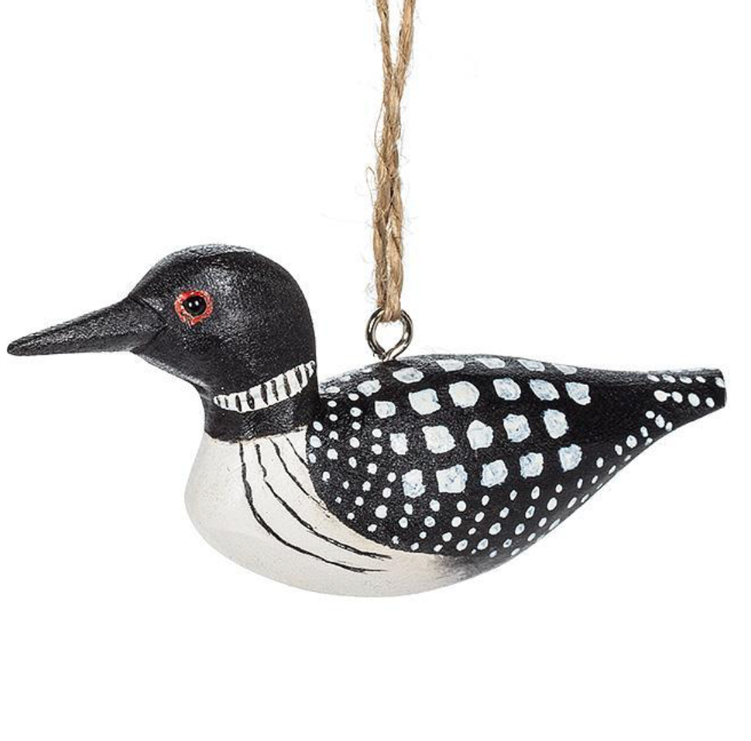 Loon Carved Ornament