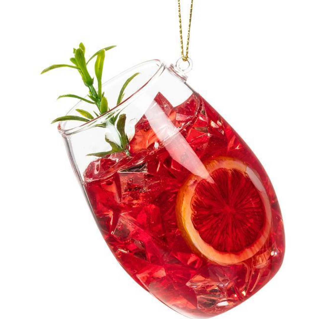 Glass of Sangria Ornament