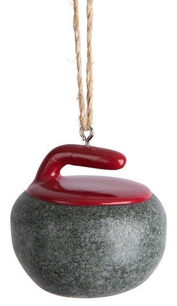 Curling Rock Ornament