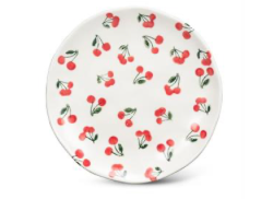 Appetizer Plate With Cherries