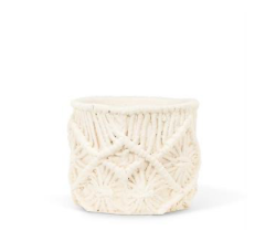 Medium Macrame Style Planter