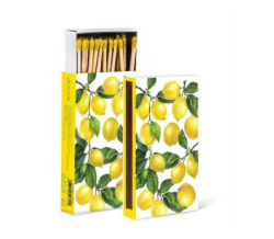 Allover Lemons Matches-45 Sticks