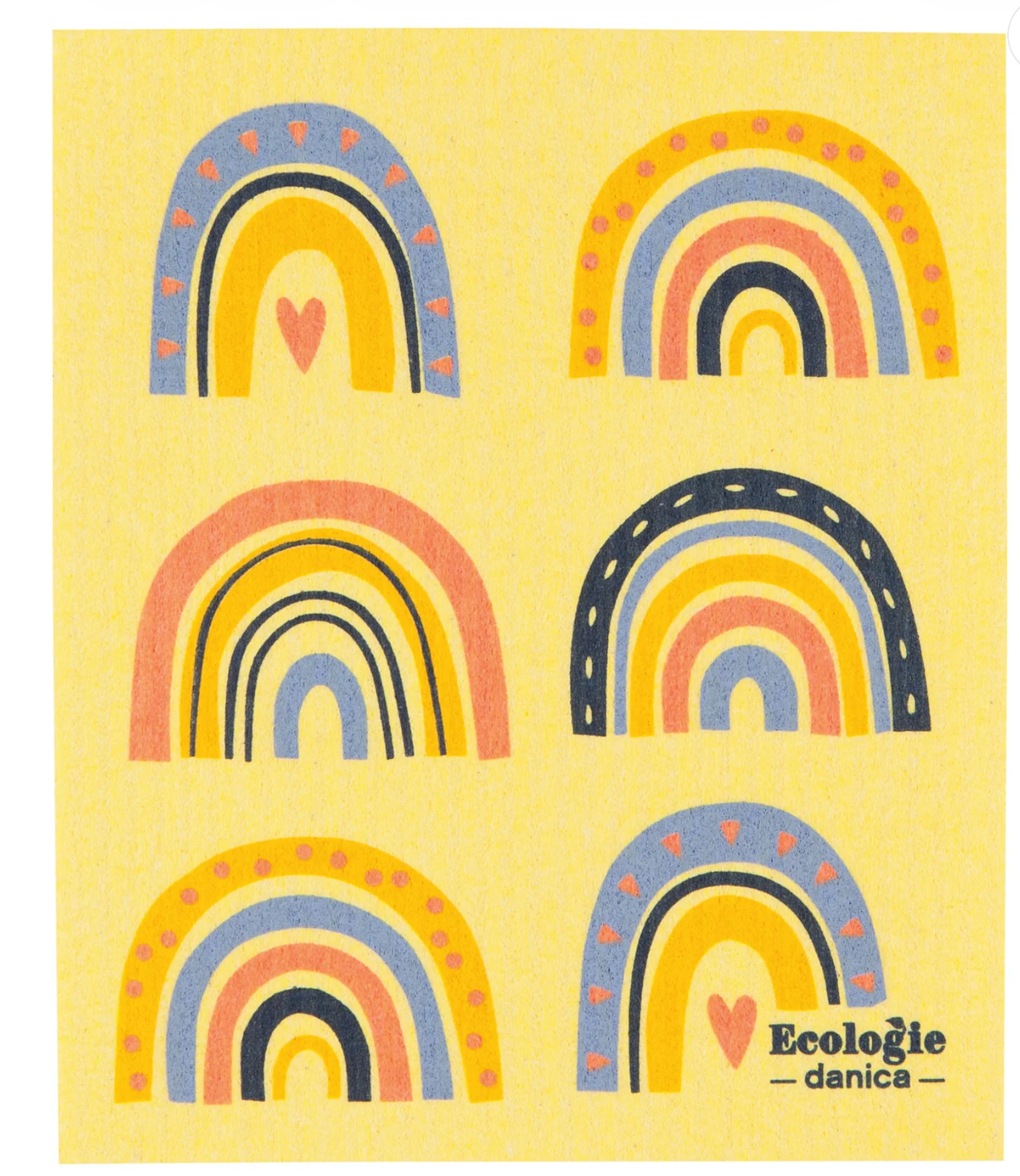 Rainbows Swedish Dishcloth