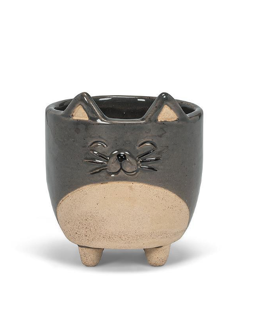 Small Cat on Legs Planter