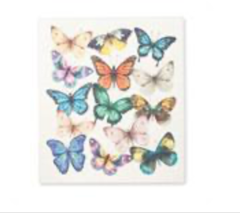 All Over Butterfly Swedish Dishcloths