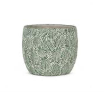 Medium Green Leaf Planter 7"