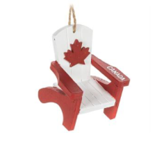Muskoka Chair with Leaf Ornament