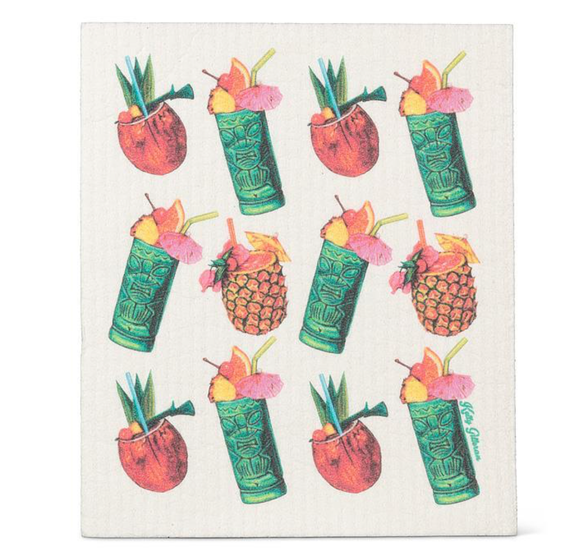 Tiki Swedish Dishcloths