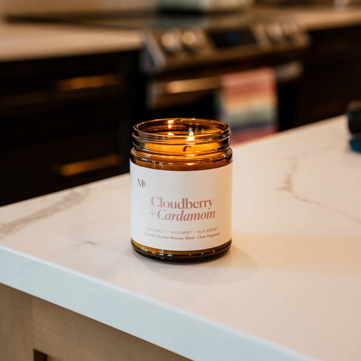 Cloudberry + Cardamom | Canadian Beeswax Candle