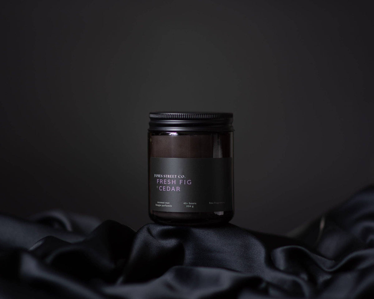 Fresh Fig + Cedar - Coconut Wax 4oz or 8oz Candle | Fresh Green Fruity Woody