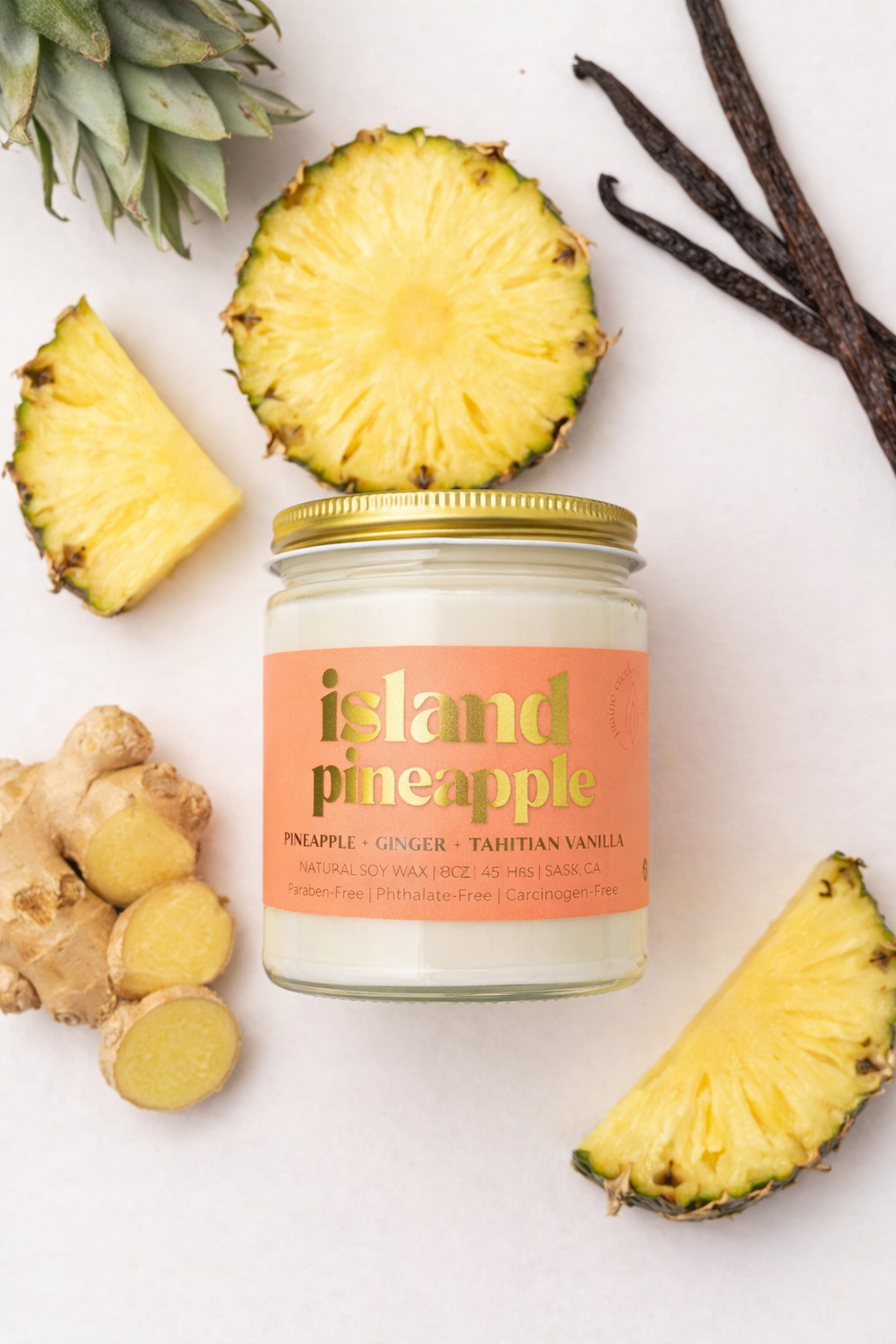 ISLAND PINEAPPLE CANDLE | SUMMER COLLECTION