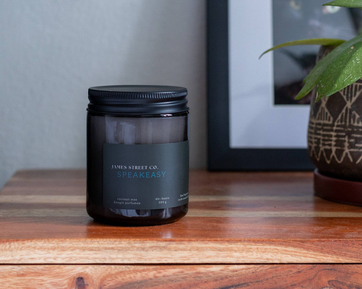Speakeasy - Coconut Wax 8oz Candle | Warm Spicy Boozy Vanilla