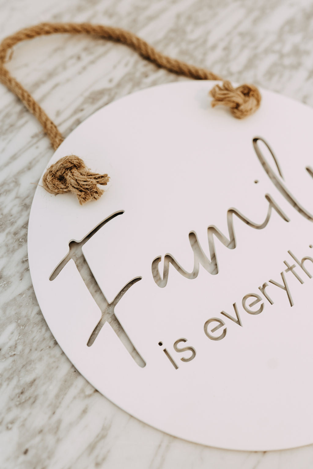 Family Is Everything Large Plaque - IRONIK Original