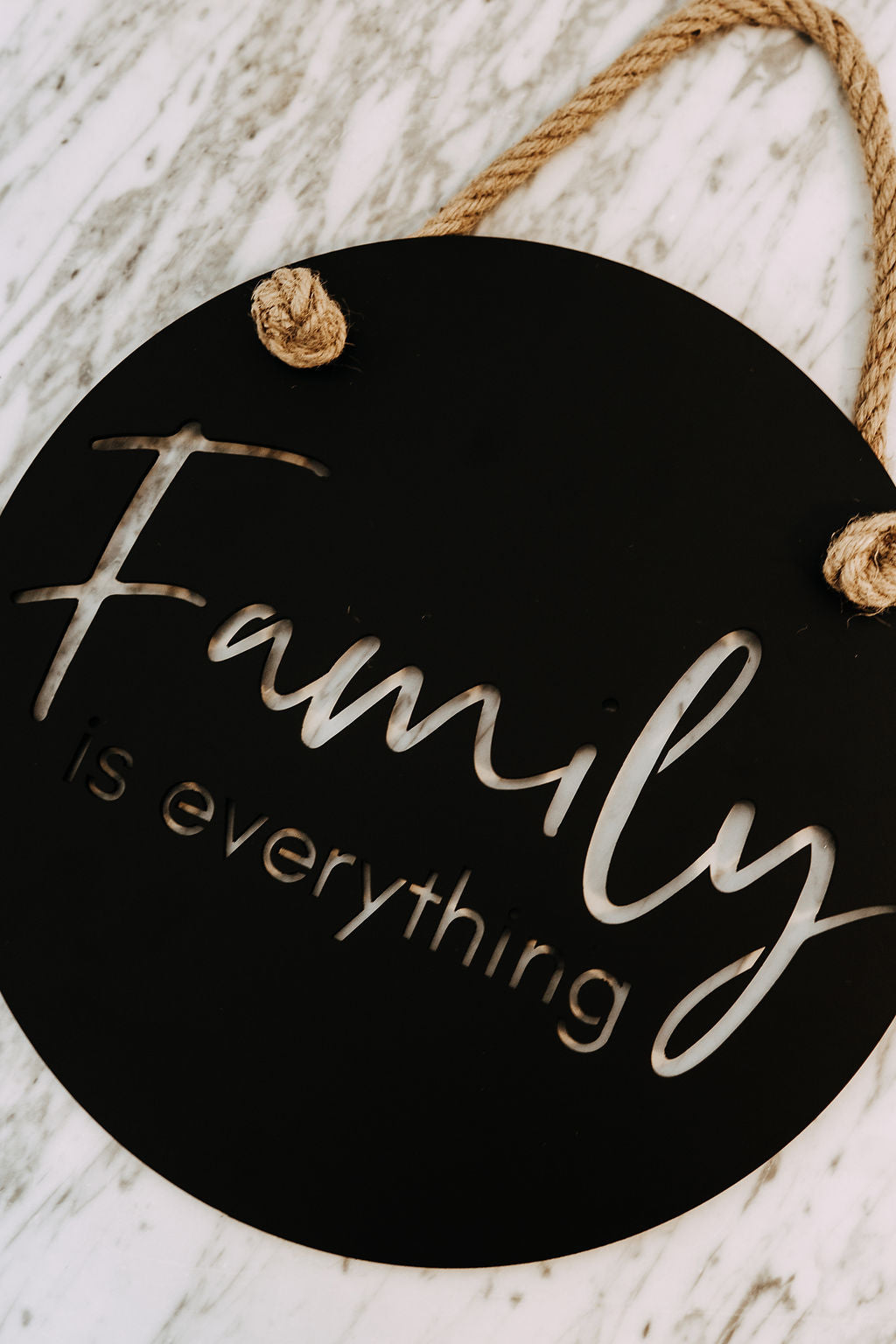 Family Is Everything Small Plaque - IRONIK Original