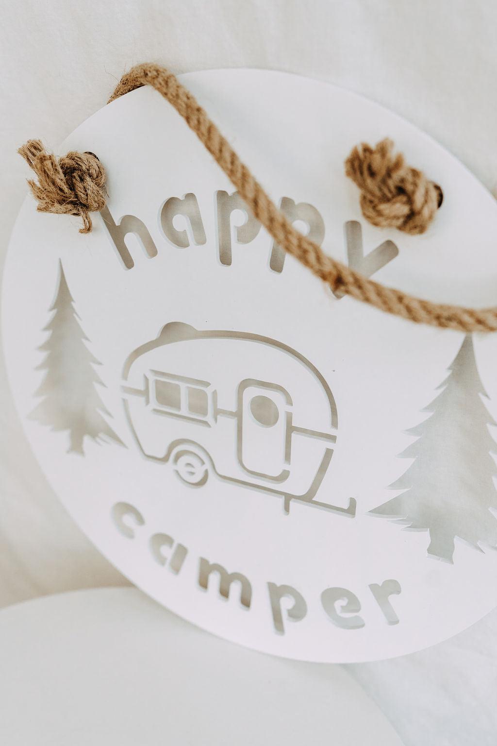 Happy Camper Plaque - IRONIK Original