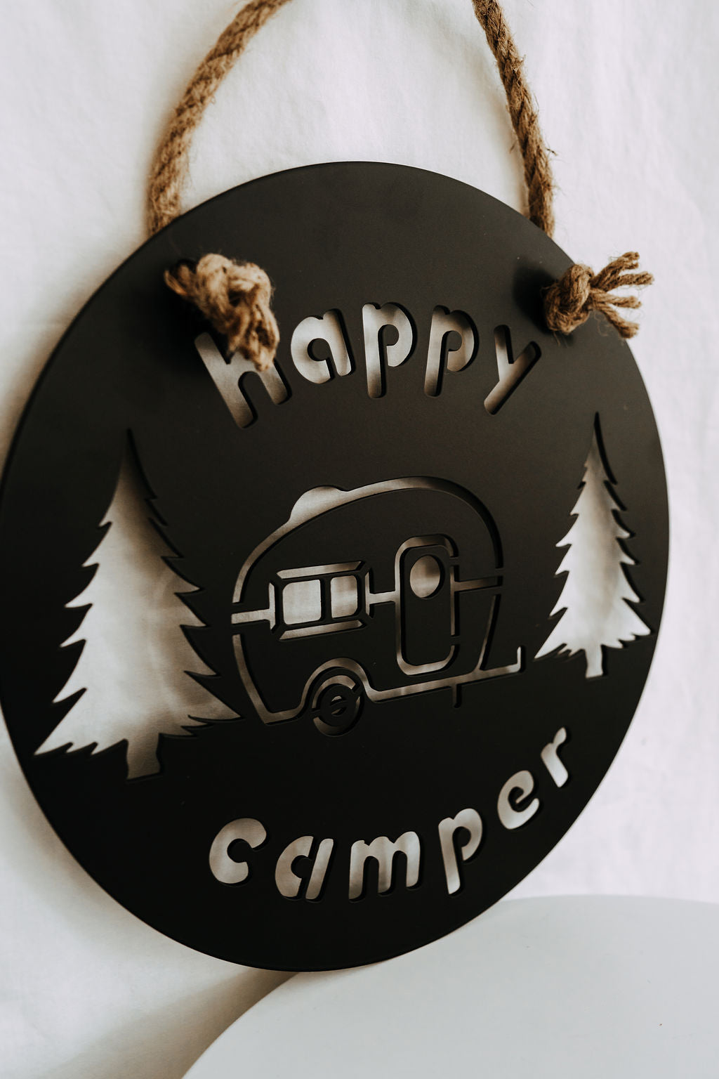 Happy Camper Plaque - IRONIK Original
