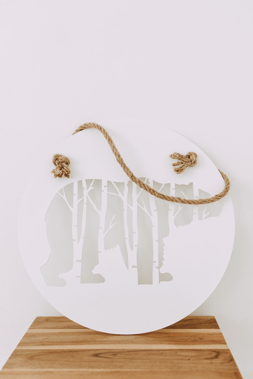 Bear + Birch Plaque - IRONIK Original