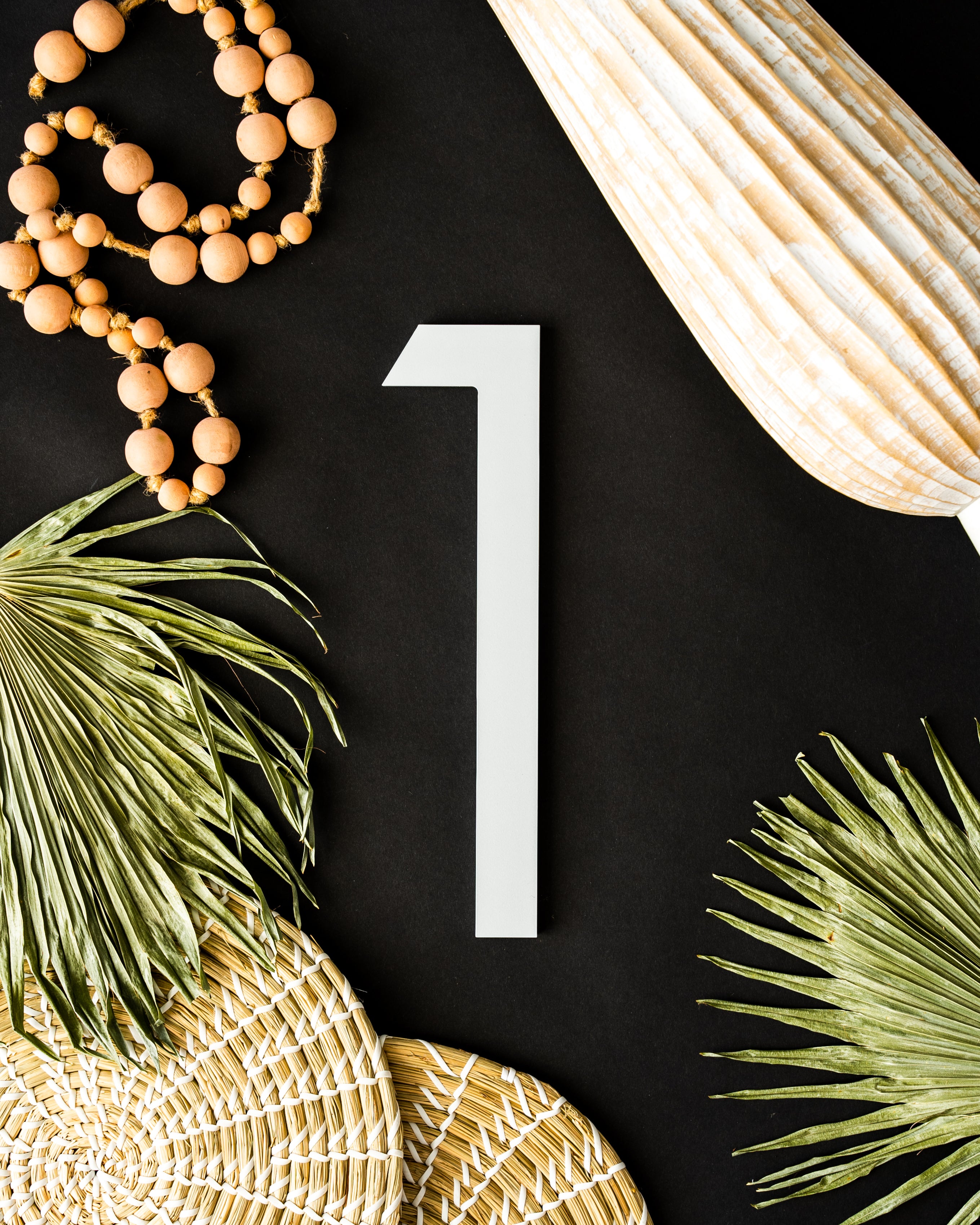 Modern Aluminum House Numbers #1