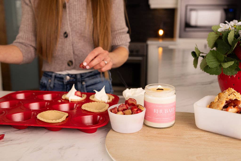 RHUBARB & SWEET CREAM | SUMMER CANDLE
