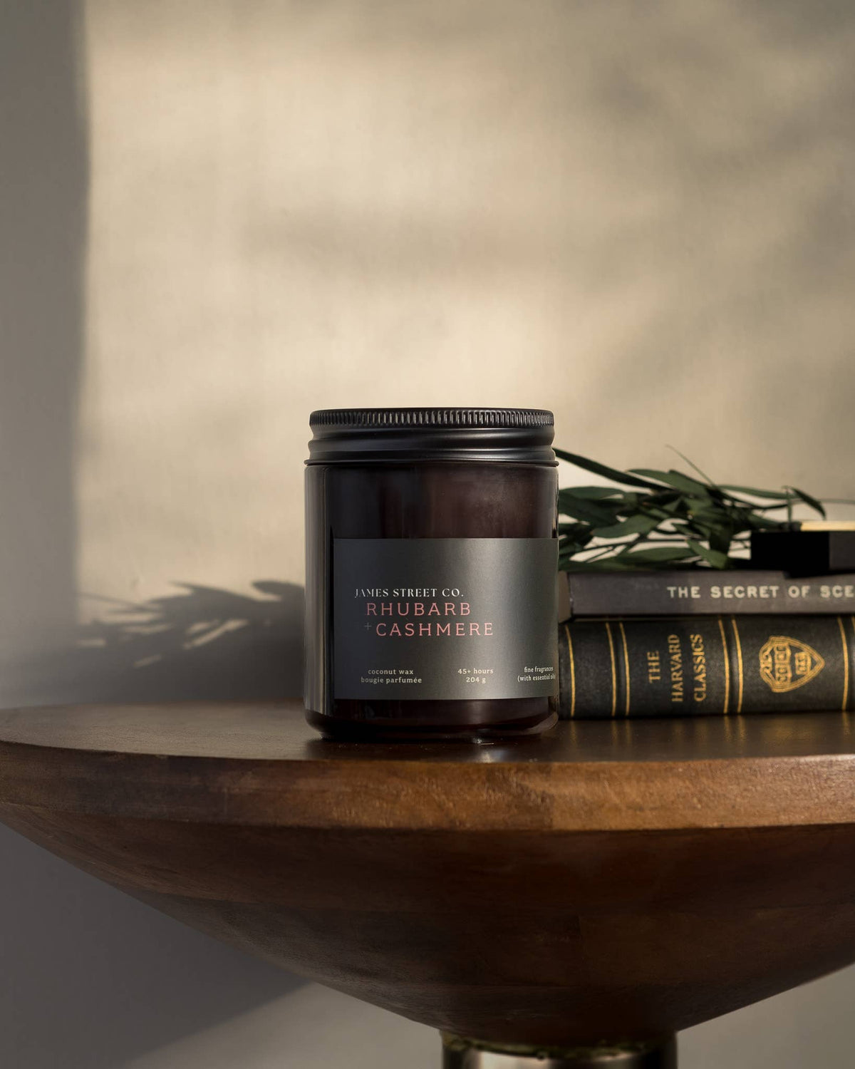 Rhubarb + Cashmere - Coconut Wax 4oz or 8oz Candle | Fresh Fruit Creamy